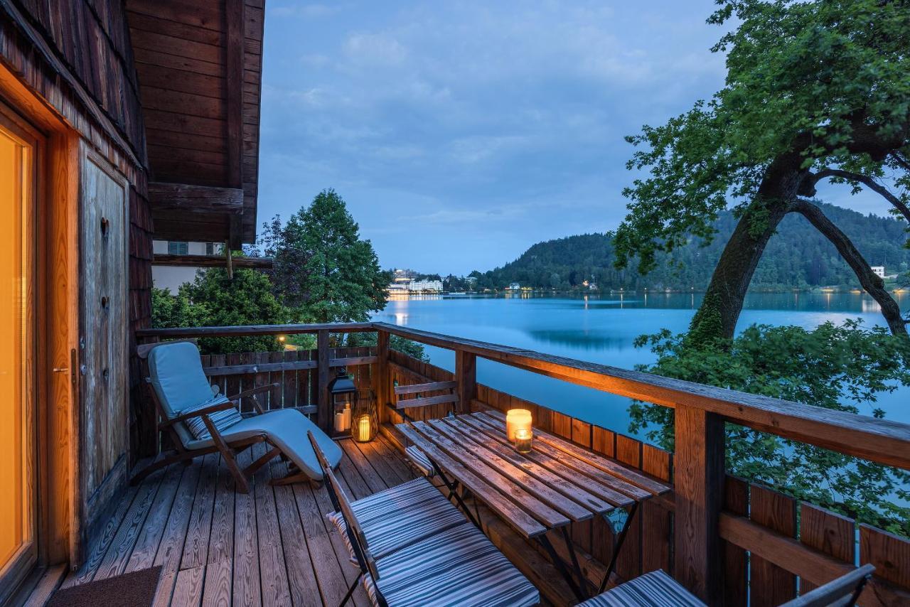 Private Beach House On Lake Блед Екстериор снимка